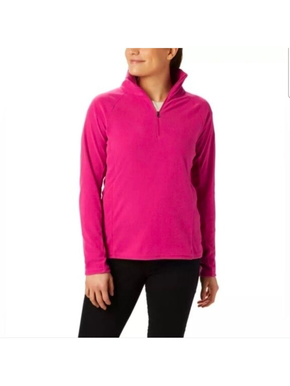 Columbia Glacial IV 1/4 Zip Barbie Pink Size M
